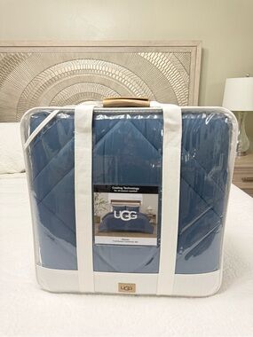 UGG UGG Haven Full/Queen Comforter Set -Blue